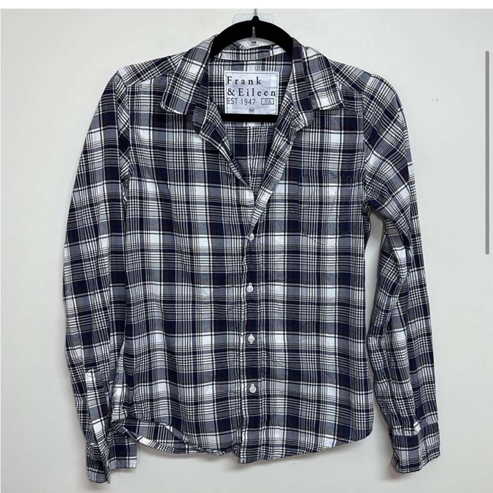 Frank & Eileen - Barry Checkered Shirt. XS